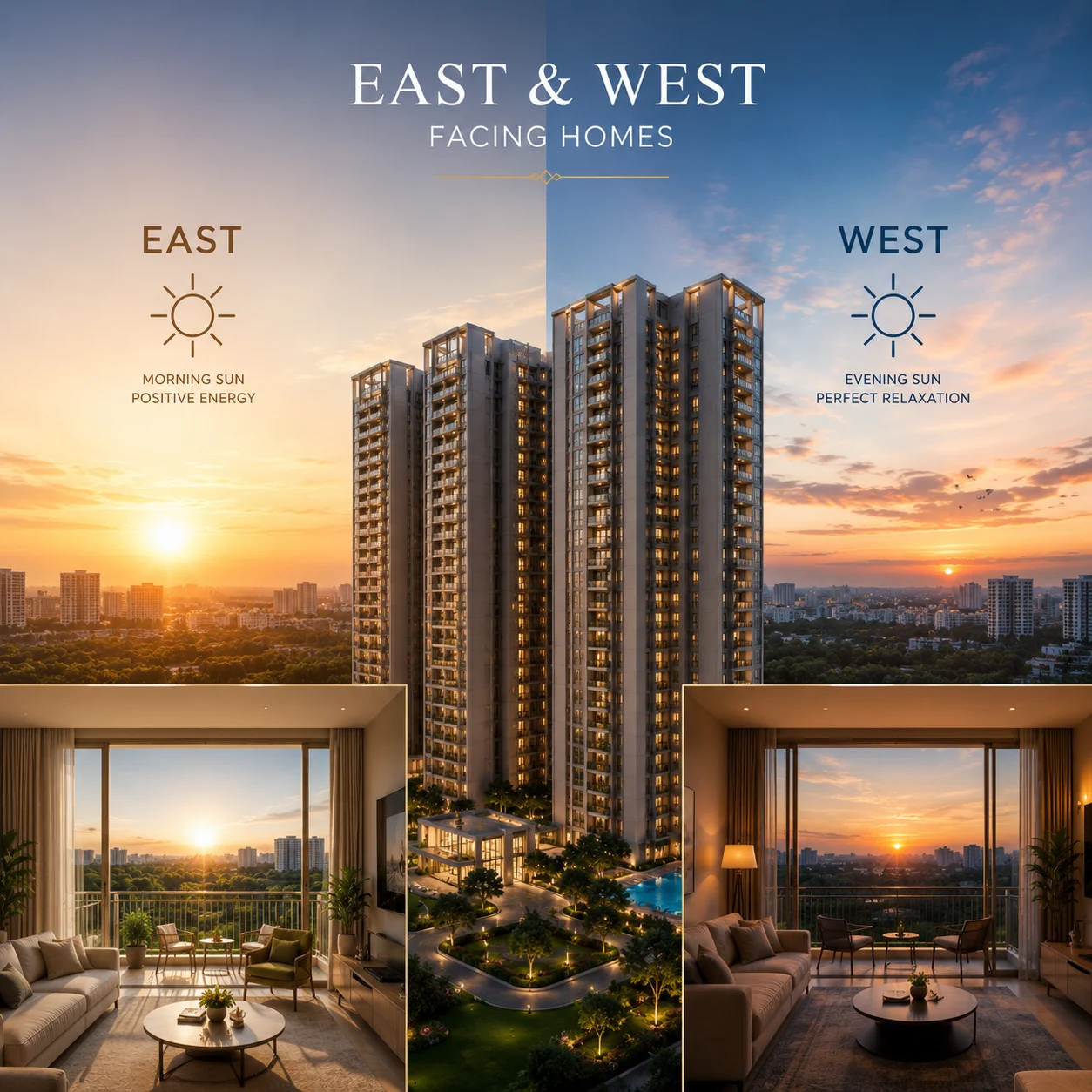 East & West Facing