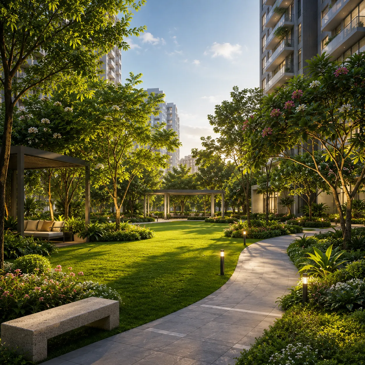 Landscaped Greens
